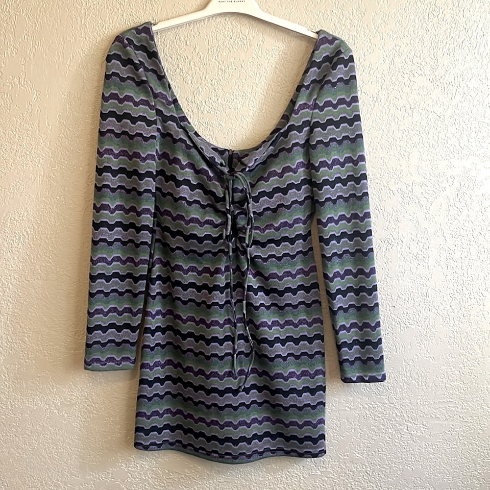 Zara Mini Dress 🪩💜💚